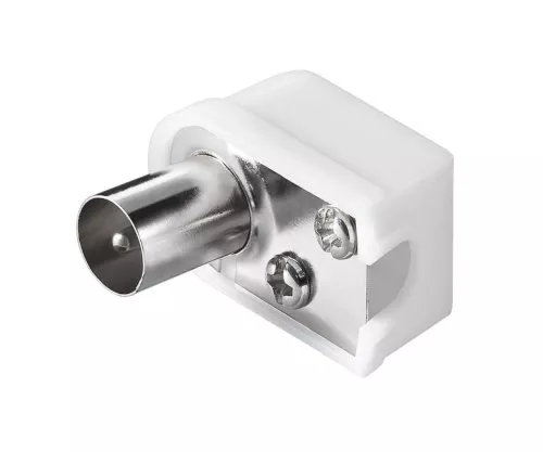 DINIC Koaxial Winkelstecker mit Schraubbefestigung, DINIC Box